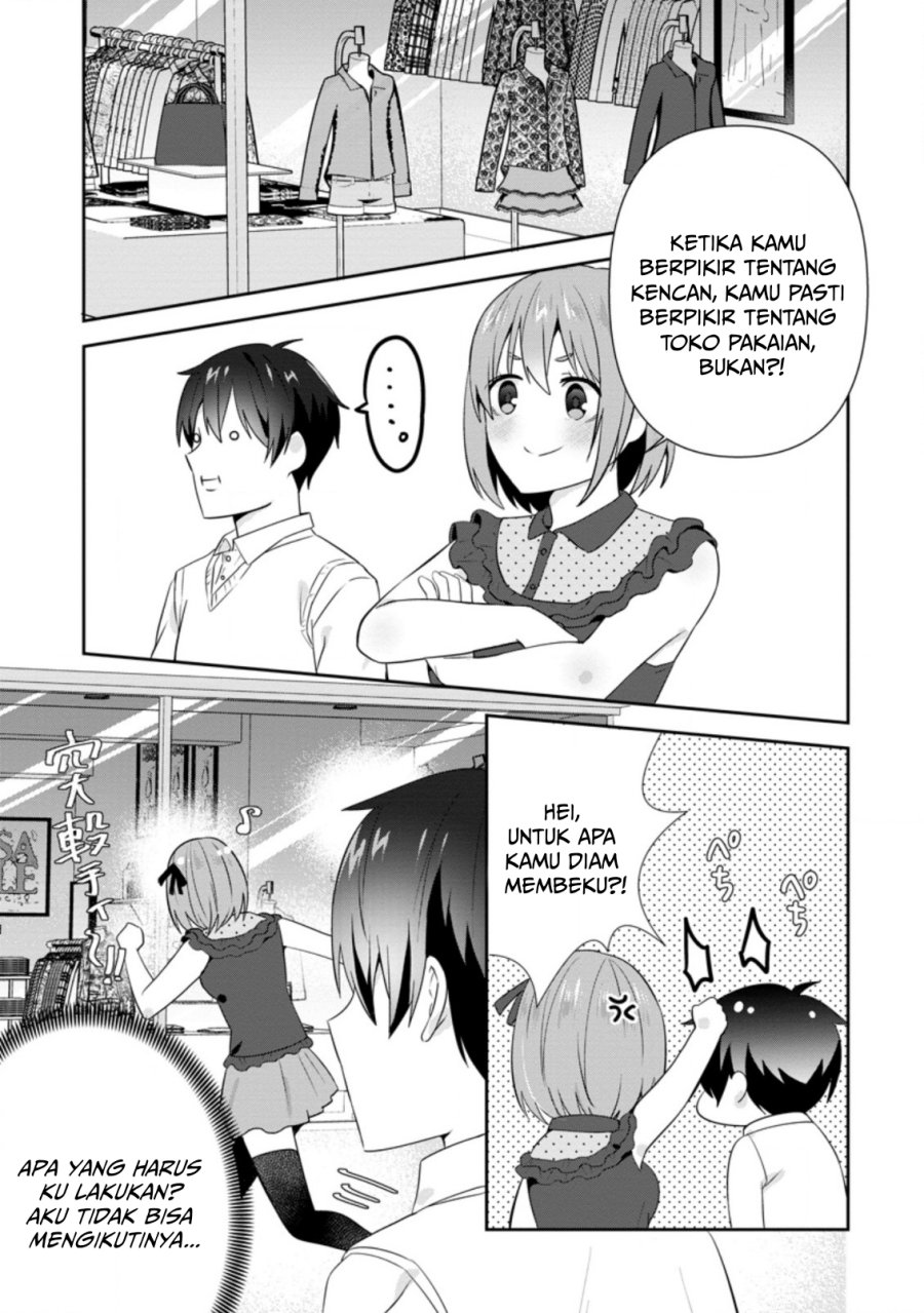 The Cute Girl Sitting Next to Me Is Trying to Make Me Fall in Love With Her as a Way to Ridicule Me Chapter 18 Bahasa Indonesia